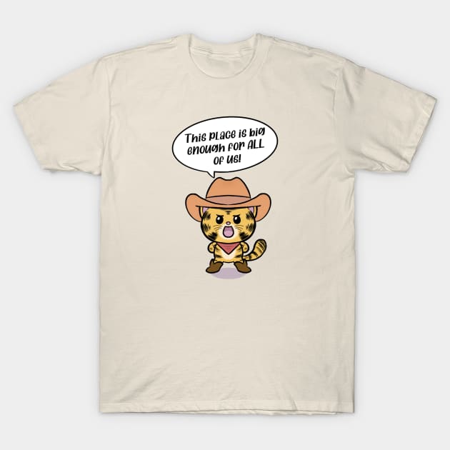 Meowdy T-Shirt by AmyNewBlue